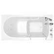 3060.509.CRW 30-in. x 60-in. Walk-In Air Spa and Whirlpool Massage Bathtub with Right-Hand Drain and Tub Faucet in White