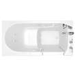 3060.509.WRW 30-in. x 60-in. Walk-In Whirlpool Massage Bathtub with Right-Hand Drain and Tub Faucet in White