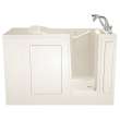 Gelcoat Wit 28-In X 48-In Walk-In Air Spa And Whirpool Massage Bathtub With Right Hand Drain
