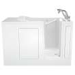 2848.509.CRW 28-in. x 48-in. Walk-In Air Spa and Whirlpool Massage Bathtub with Right-Hand Drain and Tub Faucet in White