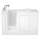 2848.509.CLW 28-in. x 48-in. Walk-In Air Spa and Whirlpool Massage Bathtub with Left-Hand Drain and Tub Faucet in White