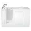 28-in. x 48-in. Walk-In Air Spa Bathtub with Left-Hand Drain and Tub Faucet in White
