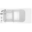 28-in. x 48-in. Walk-In Air Spa Bathtub with Left-Hand Drain and Tub Faucet in White