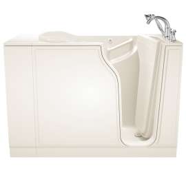 Gelcoat Wit 30-In X 52-In Walk-In Whirlpool Massage Bathtub With Right Hand Drain