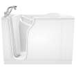 30-in. x 52-in. Walk-In Air Spa Bathtub with Left-Hand Drain and Tub Faucet in White
