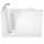 30-in. x 52-in. Walk-In Air Spa Bathtub with Left-Hand Drain and Tub Faucet in White