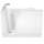 30-in. x 52-in. Walk-In Soaking Bathtub with Left-Hand Drain and Tub Faucet in White