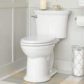 Two-Piece 1.28 GPF Elongated Toilet Without Seat - In Multiple Colors