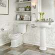 Two-Piece 1.28 GPF Elongated Toilet Without Seat - In Multiple Colors