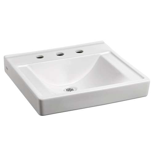 American Standard Decorum Wall-Hung Bathroom Sink With 8-In Center