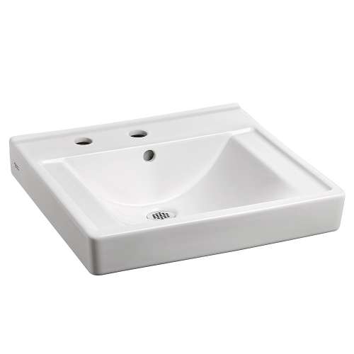 American Standard Decorum Wall-Hung Bathroom Sink With Center Hole Only