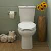 H2Option Dual Flush Right Height Elongated 2-Piece Toilet 0.92/1.28 Gpf, in White