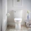 238AA104.020 High Efficiency Right Height Elongated Toilet with Left Hand Trip Lever in White