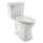 Right Height Elongated One-Piece Toilet with Seat, in White