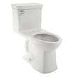 Right Height Elongated One-Piece Toilet with Seat, in White