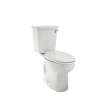 Two-Piece H2Optimum Siphonic Right Height Elongated 2-Piece Toilet Combo, in White