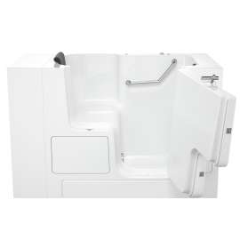 32-in. x 52-in. Outward Opening Door Walk-In Soaking Bathtub with Right Door/Drain in White
