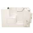 Gelcoat Wit 32-In X 52-In Walk-In Soaking Bathtub With Right Hand Drain