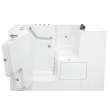 32-in. x 52-in. Outward Opening Door Walk-In Air Spa and Whirlpool Massage Bathtub with Left Door/Drain in White