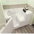 32-in. x 52-in. Outward Opening Door Walk-In Air Spa Bathtub with Left Door/Drain in White