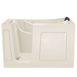 Gelcoat Wit 30-In X 60-In Walk-In Soaking Bathtub With Left Hand Drain