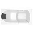 Gelcoat Wit 30-In X 60-In Walk-In Air Spa Bathtub With Right Hand Drain