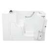 30-in. x 52-in. Outward Opening Door Walk-In Air Spa Bathtub with Right Door/Drain in White