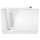 Gelcoat Wit 30-In X 52-In Walk-In Whirlpool Massage Bathtub With Left Hand Drain