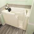Gelcoat Wit 30-In X 52-In Walk-In Air Spa And Whirpool Massage Bathtub With Right Hand Drain