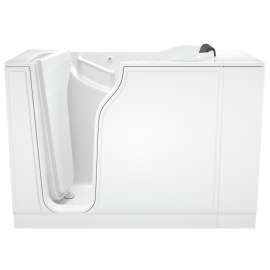 Gelcoat Wit 30-In X 52-In Walk-In Air Spa And Whirpool Massage Bathtub With Left Hand Drain