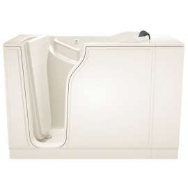 Gelcoat Wit 30-In X 52-In Walk-In Air Spa Bathtub With Left Hand Drain