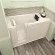 2848.105.WLL Gelcoat Wit 28-In X 48-In Walk-In Whirpool Massage Bathtub With Left Hand Drain