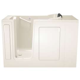 2848.105.SL-M Gelcoat Wit 28-in. x 48-in. Walk-In Soaking Bathtub with Left-Hand Drain