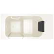 2848.105.SL-M Gelcoat Wit 28-in. x 48-in. Walk-In Soaking Bathtub with Left-Hand Drain