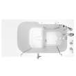 32-in. x 52-in. Outward Opening Door Walk-In Soaking Bathtub with Right Door/Drain and Tub Faucet in White
