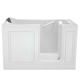 Acrylic Wit 32-In X 60-In Walk-In Soaking Bathtub With Right Hand Drain
