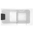Acrylic Wit 32-In X 60-In Walk-In Soaking Bathtub With Right Hand Drain