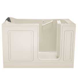 Acrylic Wit 32-In X 60-In Walk-In Soaking Bathtub With Right Hand Drain