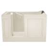 Acrylic Wit 32-In X 60-In Walk-In Soaking Bathtub With Left Hand Drain