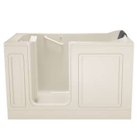Acrylic Wit 32-In X 60-In Walk-In Soaking Bathtub With Left Hand Drain