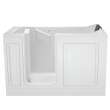 Acrylic Wit 32-In X 60-In Walk-In Air Spa Bathtub With Left Hand Drain