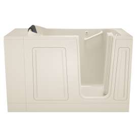 Acrylic Wit 30-In X 51-In Walk-In Soaking Bathtub With Right Hand Drain