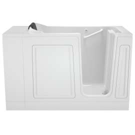 Acrylic Wit 28-In X 48-In Walk-In Whirpool Massage Bathtub With Right Hand Drain
