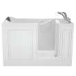 32-in. x 60-in. Walk-In Air Spa Bathtub with Right-Hand Drain and Tub Faucet in White