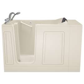 30-in. x 51-in. Walk-In Whirlpool Massage Bathtub with Left-Hand Drain and Tub Faucet