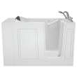 30-in. x 51-in. Walk-In Soaking Bathtub with Right-Hand Drain and Tub Faucet in White