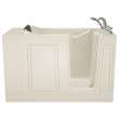 Acrylic Wit 30-In X 51-In Walk-In Soaking Bathtub With Right Hand Drain