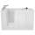 30-in. x 51-in. Walk-In Air Spa and Whirlpool Massage Bathtub with Left-Hand Drain and Tub Faucet in White