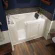 Acrylic Wit 30-In X 51-In Walk-In Air Spa And Whirpool Massage Bathtub With Left Hand Drain
