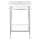 Edgemere 21.5-in. Metal Console Table Legs in Polished Chrome